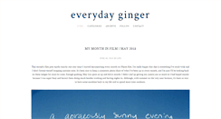 Desktop Screenshot of everydayginger.com